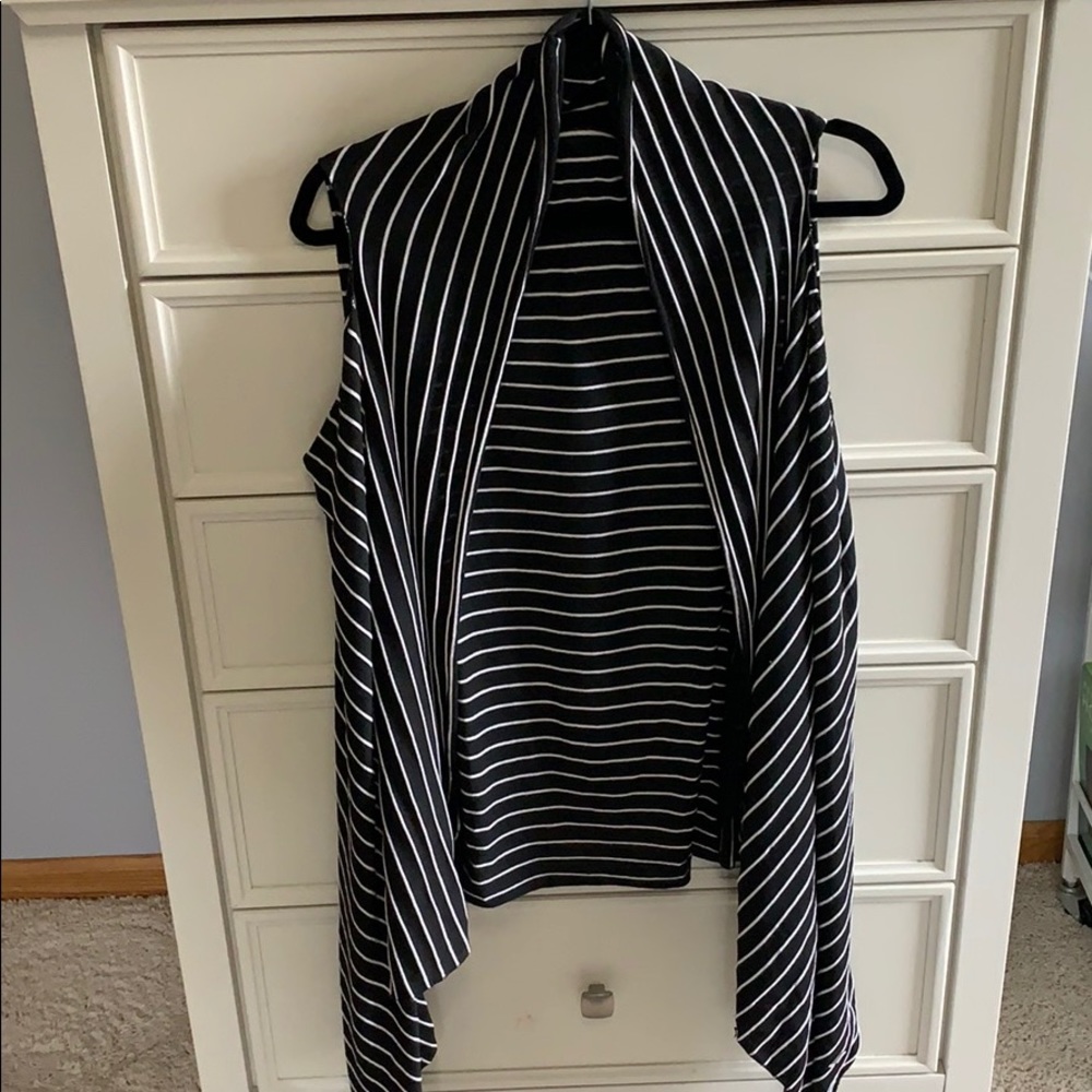 LIKE NEW Striped Vest